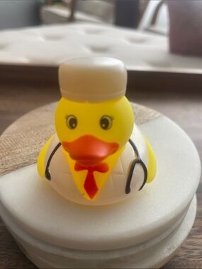 Yellow Doctor Duck Bath Toy - Kids Bath, Skin & Hair